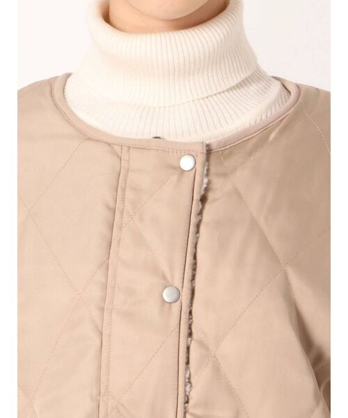 GYDA（ジェイダ）の「【ZOZO限定】裏ボアリバーシブルキルティングブルゾン（ブルゾン・レディース・ベージュ/カーキ・FREE）」の17枚目の写真