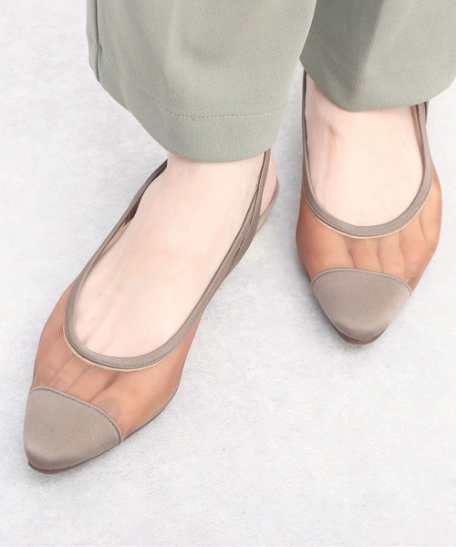 NEUE THE MARKET(ノイエザマーケット)の「シアーバックストラップパンプス/91201【日本製】(パンプス・レディース・ベージュ/ブルー/ブラウン/ブラック・23.5cm/22.5cm/23cm/24.5cm/24cm)」の8枚目の写真