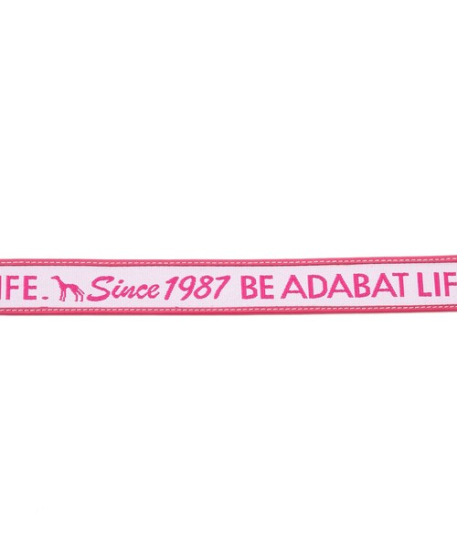 adabat(アダバット)の「◆ロゴデザインベルト(ベルト・レディース・シルバー/ピンク・00)」の6枚目の写真
