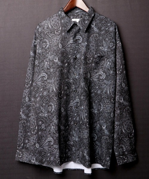 SUGGESTION（サジェッション）の「【SUGGESTION】ペイズリーオーバーシャツ（シャツ/ブラウス・メンズ・ブラウン/グレイッシュベージュ/ブラック・M/L）」の16枚目の写真