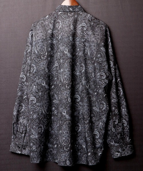 SUGGESTION（サジェッション）の「【SUGGESTION】ペイズリーオーバーシャツ（シャツ/ブラウス・メンズ・ブラウン/グレイッシュベージュ/ブラック・M/L）」の17枚目の写真