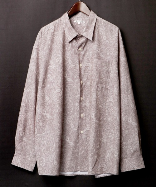 SUGGESTION（サジェッション）の「【SUGGESTION】ペイズリーオーバーシャツ（シャツ/ブラウス・メンズ・ブラウン/グレイッシュベージュ/ブラック・M/L）」の14枚目の写真