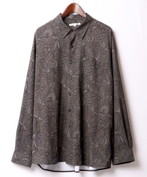 SUGGESTION（サジェッション）の「【SUGGESTION】ペイズリーオーバーシャツ（シャツ/ブラウス・メンズ・ブラウン/グレイッシュベージュ/ブラック・M/L）」の22枚目の写真