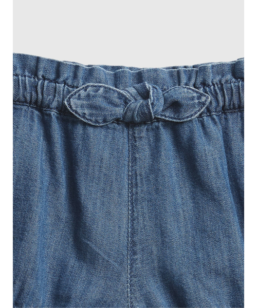 GAP(ギャップ)の「デニム バブルショートパンツ (ベビー)(デニムパンツ・キッズ・ライトインディゴブルー・3-6M/12-18M/6-12M/18-24M/0-3M)」の3枚目の写真