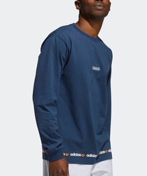 Adidas アディダス レディース のtシャツ カットソー ブルー ネイビー 青色系 長袖 通販 Zozotown