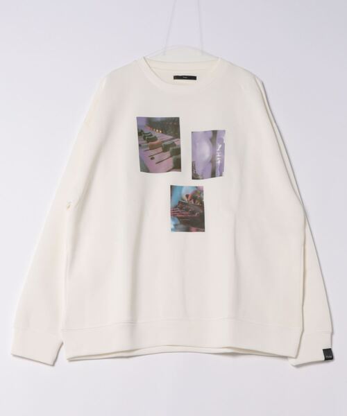 Pledge(プレッジ)の「【pledge】イラストプリント ポンチプルオーバー(スウェット・レディース・ブルー系その他3/ホワイト系その他3・LARGE/MEDIUM)」の2枚目の写真