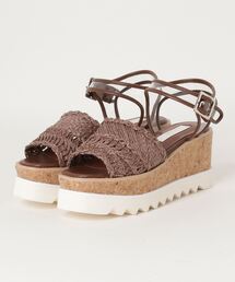 NUOVO | NUOVO ヌオーヴォ RAFFIA SND 7.5 ラフィアサンダル　７．５ NC60172 BROWN(サンダル)