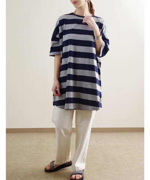 Fizz（フィズ）の「【Fizz/フィズ】 ワイドボーダー コットン