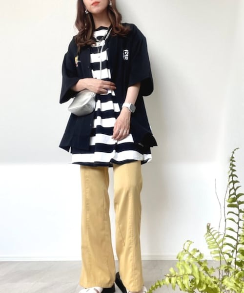 Fizz（フィズ）の「【Fizz/フィズ】 ワイドボーダー コットンドルマン