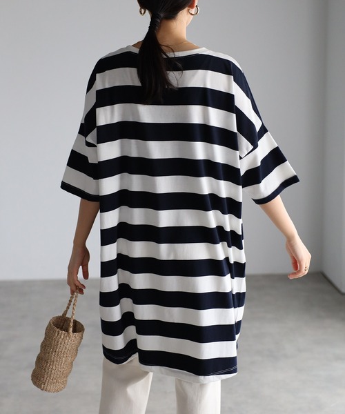 Fizz（フィズ）の「【Fizz/フィズ】 ワイドボーダー コットンドルマン