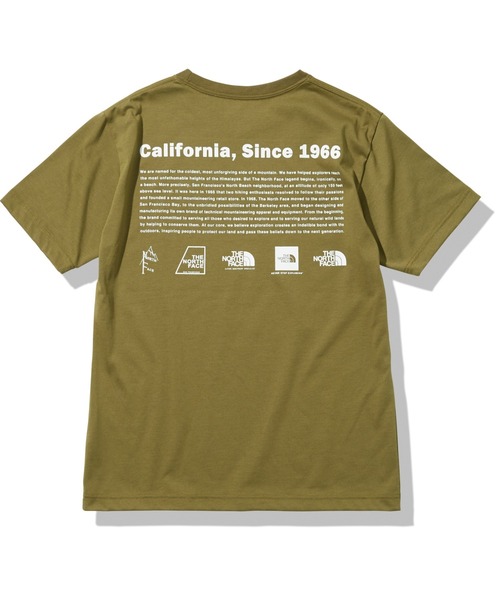 THE NORTH FACE（ザノースフェイス）の「THE NORTH FACE/ザ・ノースフェイス　S/S Historical Logo Tee ショートスリーブヒストリカルロゴティー NT32159（Tシャツ/カットソー・メンズ・ホワイト/ブラック/オリーブ・MEDIUM/LARGE/X-LARGE）」の3枚目の写真