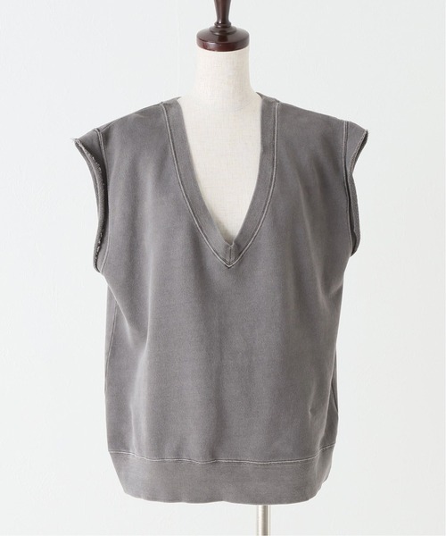 JOINT WORKS（ジョイントワークス）の「J-ウラケベスト（Tシャツ/カットソー・レディース・チャコールグレー/アイボリー・FREE）」の17枚目の写真