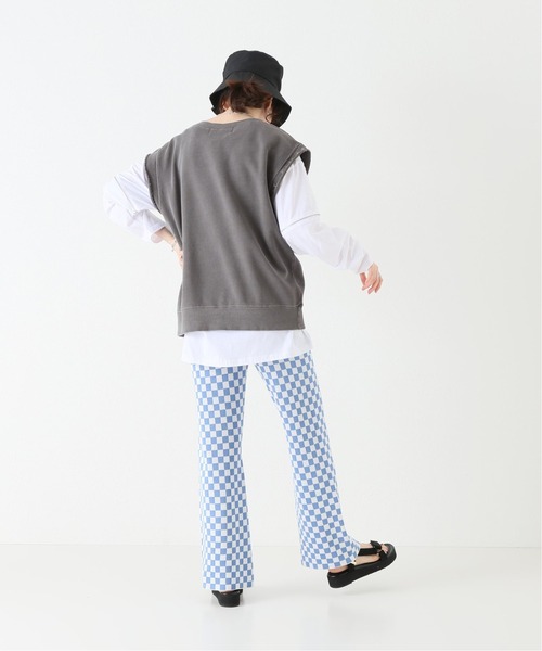 JOINT WORKS（ジョイントワークス）の「J-ウラケベスト（Tシャツ/カットソー・レディース・チャコールグレー/アイボリー・FREE）」の9枚目の写真