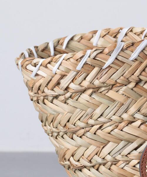 ANYA HINDMARCH（アニヤハインドマーチ）の「＜ANYA HINDMARCH（アニヤ・ハインドマーチ）＞EYES バスケット バッグ ■■■（かごバッグ・レディース・ナチュラル・FREE）」の2枚目の写真