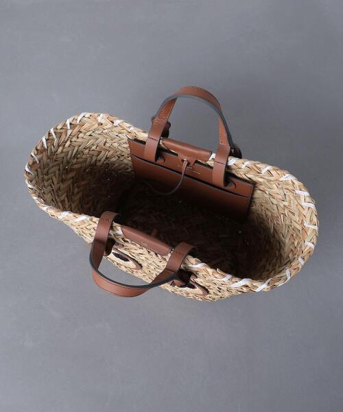 ANYA HINDMARCH（アニヤハインドマーチ）の「＜ANYA HINDMARCH（アニヤ・ハインドマーチ）＞EYES バスケット バッグ ■■■（かごバッグ・レディース・ナチュラル・FREE）」の7枚目の写真