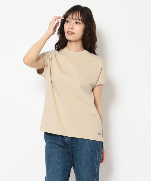 MANASTASH（マナスタッシュ）の「MANASTASH/マナスタッシュ　SHELTEC FRENCH TEE　シェルテックフレンチティー（Tシャツ/カットソー・レディース・ホワイト/ブラック/ベージュ/カーキ/その他・FREE）」の3枚目の写真