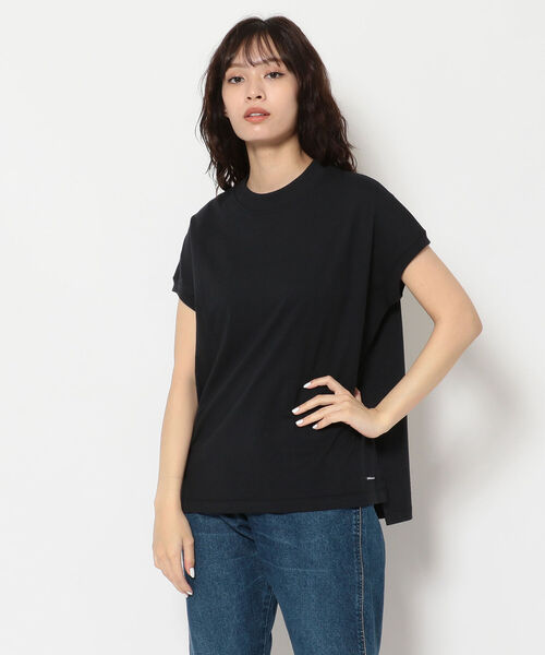 MANASTASH（マナスタッシュ）の「MANASTASH/マナスタッシュ　SHELTEC FRENCH TEE　シェルテックフレンチティー（Tシャツ/カットソー・レディース・ホワイト/ブラック/ベージュ/カーキ/その他・FREE）」の2枚目の写真