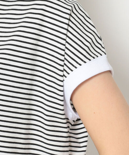 MANASTASH（マナスタッシュ）の「MANASTASH/マナスタッシュ　SHELTEC FRENCH TEE　シェルテックフレンチティー（Tシャツ/カットソー・レディース・ホワイト/ブラック/ベージュ/カーキ/その他・FREE）」の9枚目の写真