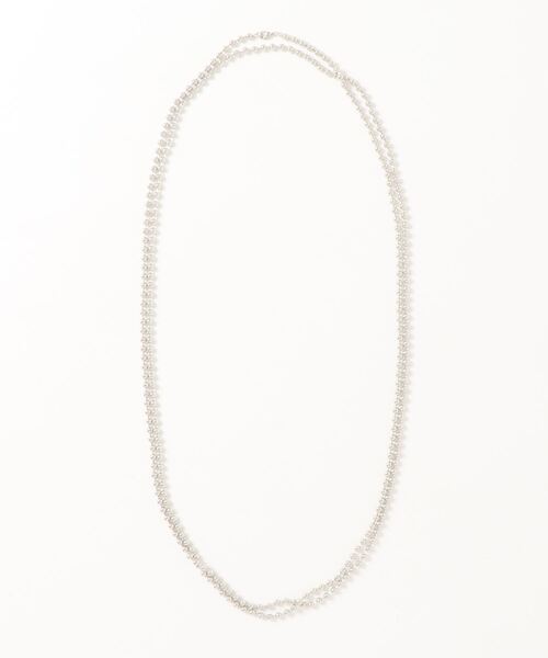 LOUNGEDRESS（ラウンジドレス）の「ボールチェーンネックレス（ネックレス・レディース・シルバー・FREE）」の3枚目の写真