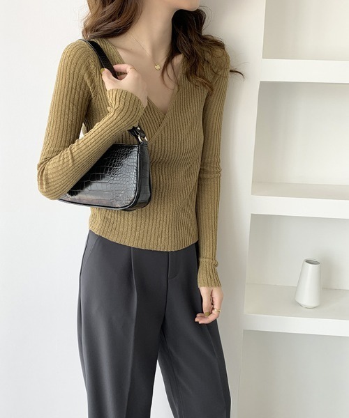 yuue' ( wear )（ユーイ）の「シンプル レザーショルダーバッグ（ショルダーバッグ・レディース・ブラック/ブラウン/オフホワイト・FREE）」の10枚目の写真