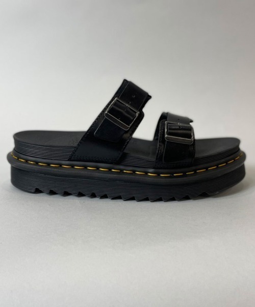 Dr. Martens（ドクターマーチン）の「【WEB限定】Dr.Martens-Myles/ドクターマーチン マイルススライド レザーストラップ サンダル（サンダル・メンズ・ブラック・M/L/XL）」の4枚目の写真