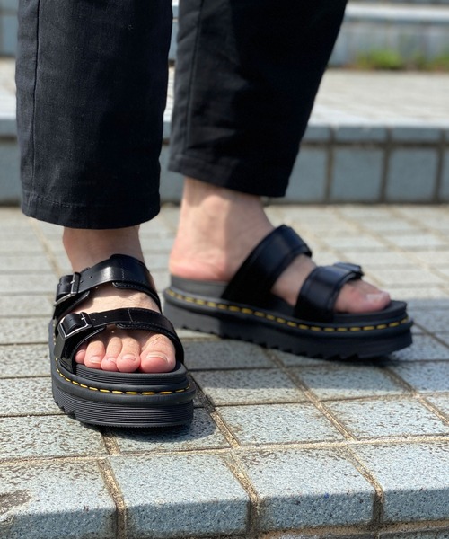 Dr. Martens（ドクターマーチン）の「【WEB限定】Dr.Martens-Myles/ドクターマーチン マイルススライド レザーストラップ サンダル（サンダル・メンズ・ブラック・M/L/XL）」の10枚目の写真