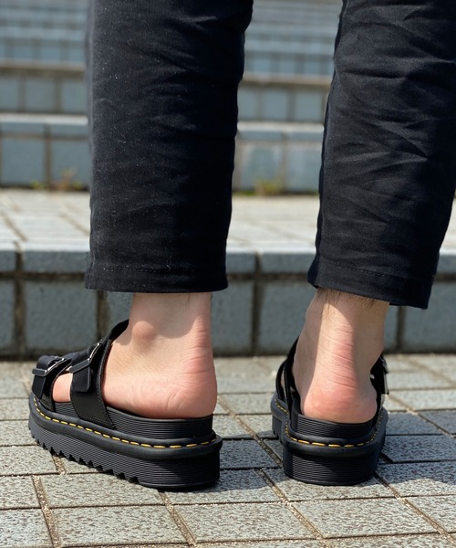 Dr. Martens（ドクターマーチン）の「【WEB限定】Dr.Martens-Myles/ドクターマーチン マイルススライド レザーストラップ サンダル（サンダル・メンズ・ブラック・M/L/XL）」の13枚目の写真