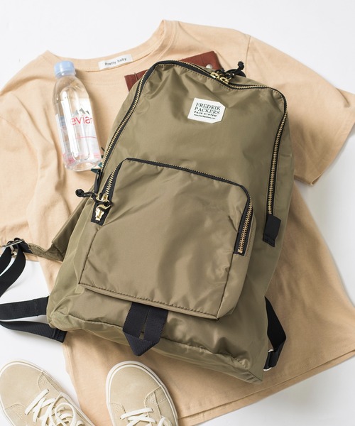 FREDRIK PACKERS(フレドリックパッカーズ)の「【FREDRIK PACKERS】SNUG PACK リュックサック バックパック デイパック フレドリックパッカーズ(バックパック/リュック・レディース・ブラック/チャコールグレー/ネイビー/カーキ/シルバーグレー/グリーン・FREE)」の19枚目の写真