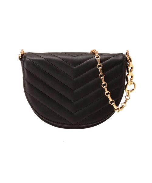 MERCURYDUO(マーキュリーデュオ)の「キルティングラウンドバッグ(ハンドバッグ・レディース・ブラック/ミント・FREE)」の5枚目の写真