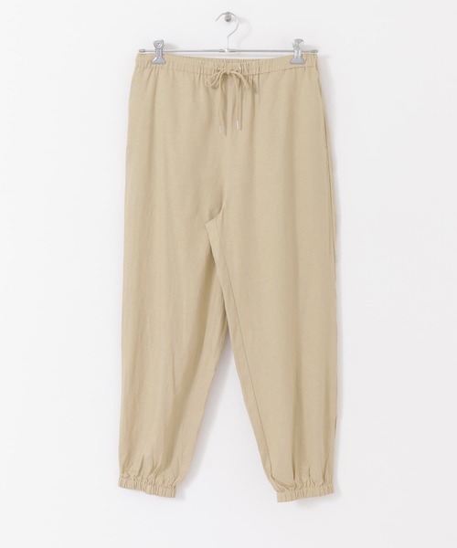 ITEMS URBANRESEARCH（アイテムズ アーバンリサーチ）の「麻レーヨン ストレッチイージーパンツ（その他パンツ・メンズ・ベージュ/グリーン/カーキ/ブラック・MEDIUM/LARGE）」の9枚目の写真