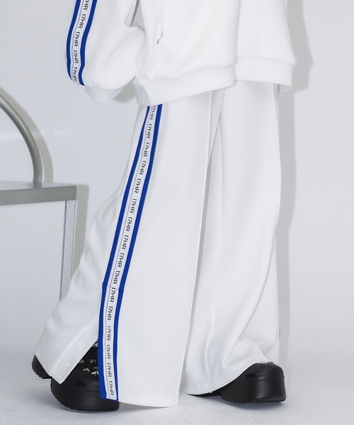 17HR（セブンティーンアワーズ）の「【ユニセックス】トラックパンツ(セットアップ可)（その他パンツ・レディース・ブラック/ブルー/ホワイト/イエロー/ライトグレー/チャコールグレー・FREE/MEDIUM/LARGE）」の12枚目の写真