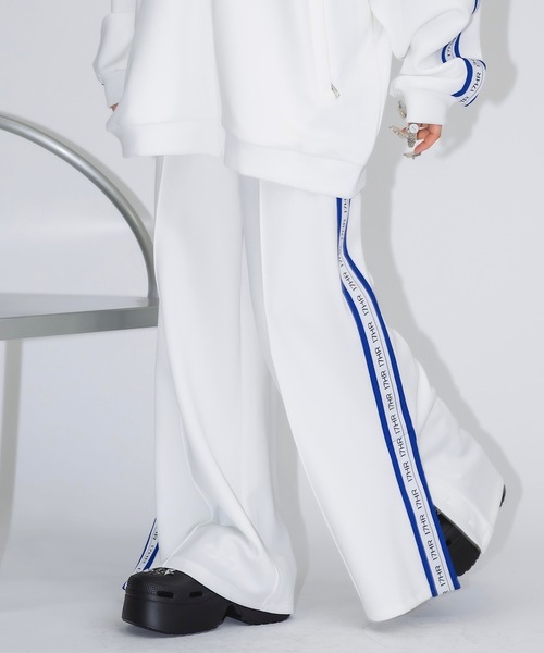 17HR（セブンティーンアワーズ）の「【ユニセックス】トラックパンツ(セットアップ可)（その他パンツ・レディース・ブラック/ブルー/ホワイト/イエロー/ライトグレー/チャコールグレー・FREE/MEDIUM/LARGE）」の9枚目の写真