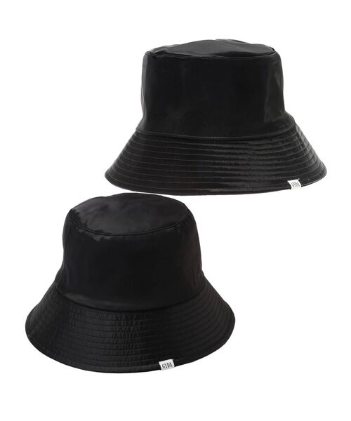GYDA（ジェイダ）の「リバーシブルバケットハット（ハット・レディース・ブラック/ブラウン・FREE）」の5枚目の写真