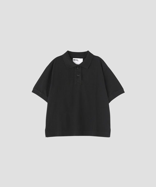 【MHL.】GARMENT DYE DRY COTTON／ポロシャツ MHL.（エムエイチエル）の「GARMENT DYE DRY COTTON（ポロシャツ