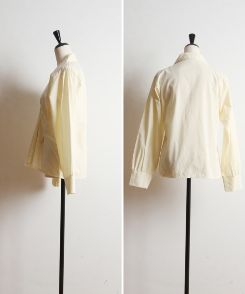 Cookie Chocolate（クッキーチョコレート）の「変形デザインシャツ《bibiroom select》（シャツ/ブラウス・レディース・ホワイト/イエロー・M）」の11枚目の写真