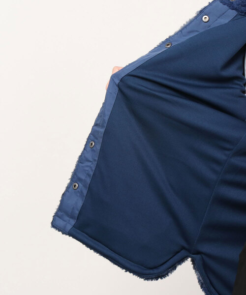 BILLABONG(ビラボン)の「BILLABONG/ビラボン ビッグシルエット ボアフリースジャケット BB014-754(ムートンコート・レディース・ネイビー・M)」の8枚目の写真