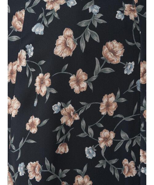 earth music&ecology（アースミュージックアンドエコロジー）の「フラワーセミフレアマーメイドスカート ＊（スカート・レディース・ネイビー/ブラウン/ブラック・FREE）」の20枚目の写真