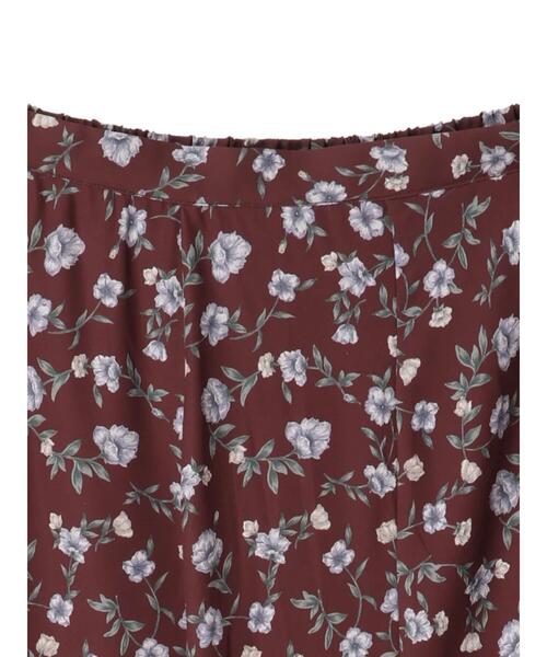 earth music&ecology（アースミュージックアンドエコロジー）の「フラワーセミフレアマーメイドスカート ＊（スカート・レディース・ネイビー/ブラウン/ブラック・FREE）」の22枚目の写真