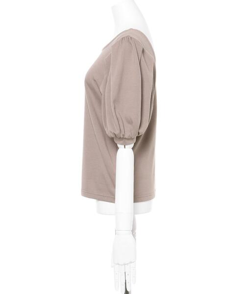 INGNI（イング）の「ボリュームパワショルTシャツ（Tシャツ/カットソー・レディース・ブラック/モカ/オフホワイト/ミント・M）」の5枚目の写真