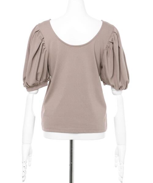 INGNI（イング）の「ボリュームパワショルTシャツ（Tシャツ/カットソー・レディース・ブラック/モカ/オフホワイト/ミント・M）」の7枚目の写真