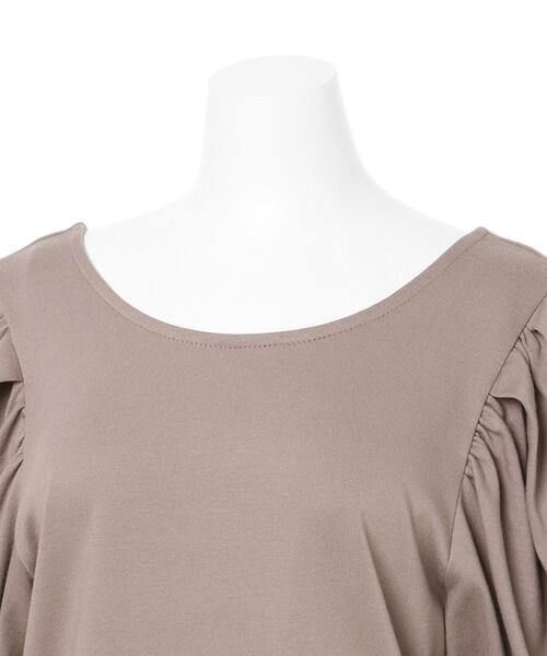 INGNI（イング）の「ボリュームパワショルTシャツ（Tシャツ/カットソー・レディース・ブラック/モカ/オフホワイト/ミント・M）」の8枚目の写真