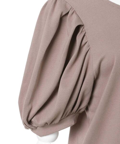 INGNI（イング）の「ボリュームパワショルTシャツ（Tシャツ/カットソー・レディース・ブラック/モカ/オフホワイト/ミント・M）」の9枚目の写真