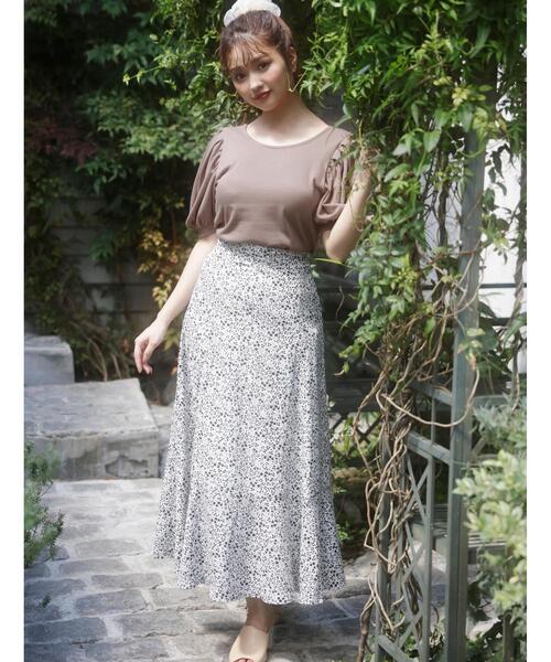 INGNI（イング）の「ボリュームパワショルTシャツ（Tシャツ/カットソー・レディース・ブラック/モカ/オフホワイト/ミント・M）」の16枚目の写真