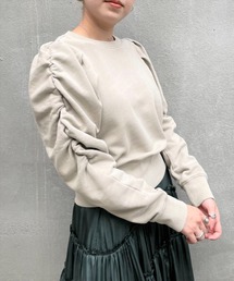 CIAOPANIC | ピグメントギャザースリーブプルオーバー(スウェット)