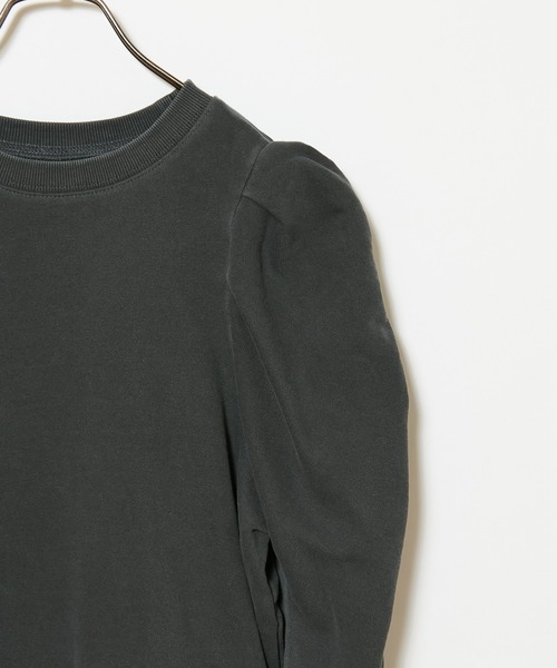 CIAOPANIC(チャオパニック)の「ピグメントギャザースリーブプルオーバー(スウェット・レディース・チャコールグレー/ベージュ/ピンク・FREE)」の22枚目の写真