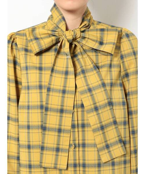 jouetie（ジュエティ）の「BIGリボンタイブラウス（シャツ/ブラウス・レディース・アイボリー/ブラック/ピンク/イエロー/ブルー/ベージュ・MEDIUM）」の15枚目の写真