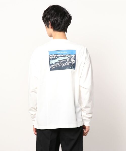 Columbia（コロンビア）の「コロンビア Hanging Rock Falls? Long Sleeve Tee（Tシャツ/カットソー・メンズ・ホワイト/ベージュ/ブラック/ピンク・LL/M/S/L）」の8枚目の写真