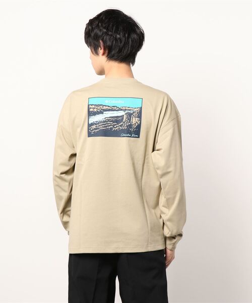 Columbia（コロンビア）の「コロンビア Hanging Rock Falls? Long Sleeve Tee（Tシャツ/カットソー・メンズ・ホワイト/ベージュ/ブラック/ピンク・LL/M/S/L）」の6枚目の写真