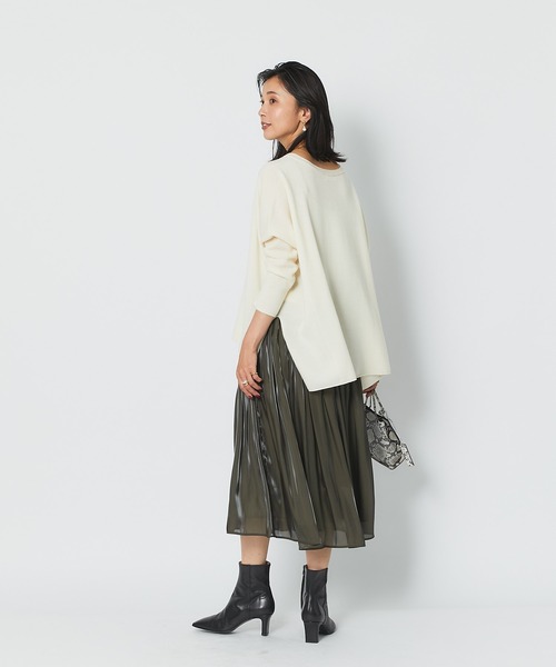 RIVE DROITE（リヴドロワ）の「リキッドギャザースカート（スカート・レディース・ピンク/ブラウン/ブルー系その他/カーキ/ベビーピンク/グレー/グリーン/ミント/チャコールグレー/ライトグレー・0）」の11枚目の写真