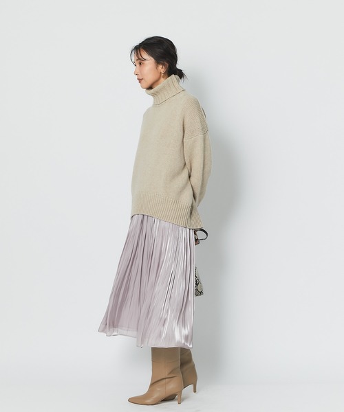 RIVE DROITE（リヴドロワ）の「リキッドギャザースカート（スカート・レディース・ピンク/ブラウン/ブルー系その他/カーキ/ベビーピンク/グレー/グリーン/ミント/チャコールグレー/ライトグレー・0）」の19枚目の写真